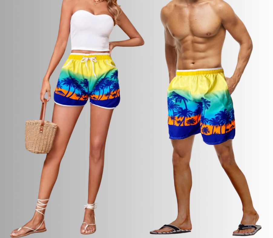 Shorts de Baño para Parejas