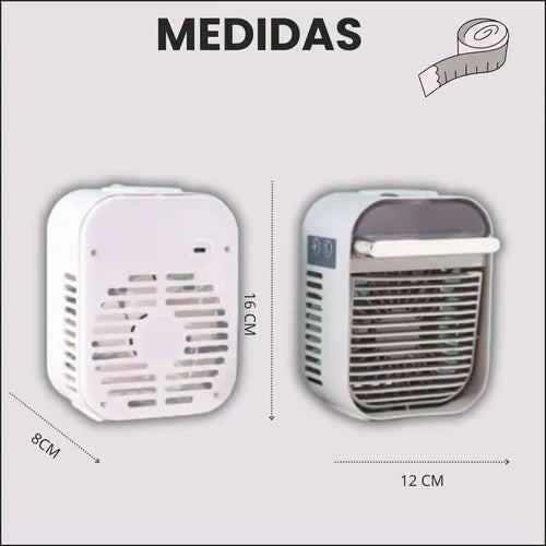 Ventilador - Hielo y Luz LED