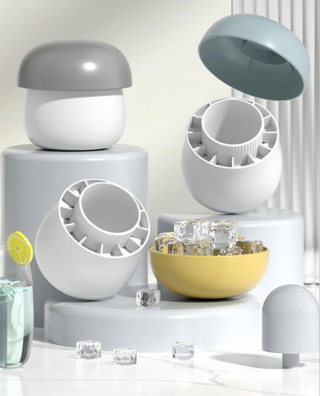 Molde Cilíndrico de Hielo