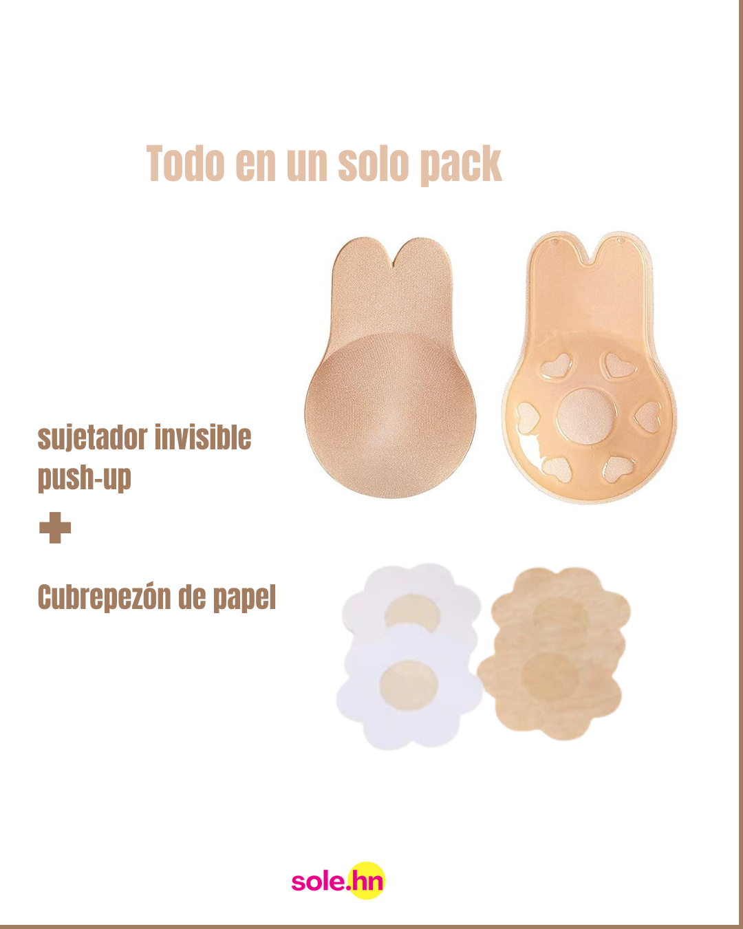 Sujetador Adhesivo