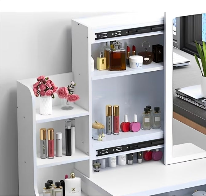 Tocador Moderno con Luz LED – Elegancia, Orden y Funcionalidad