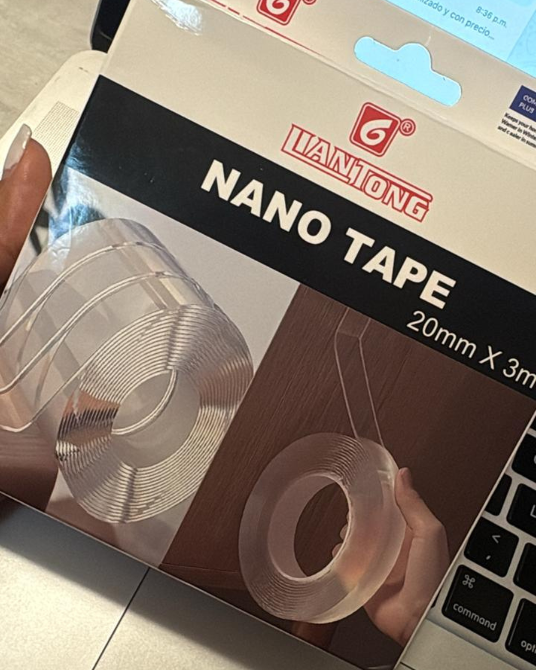 Cinta reutilizable doble cara - Nano Tape