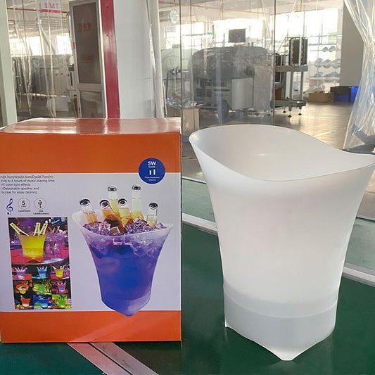 Hielera - Parlante LED para bebidas frias