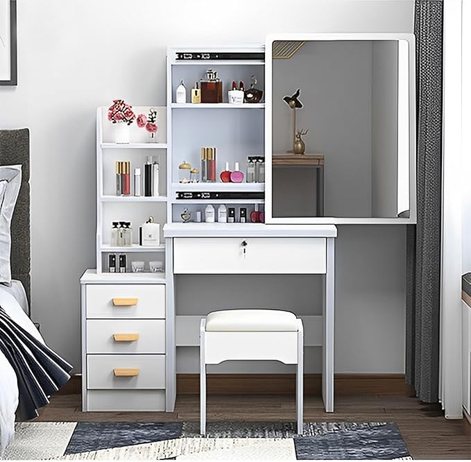 Tocador con Espejo Deslizable