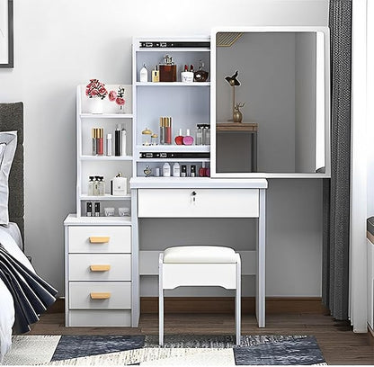 Tocador con Espejo Deslizable