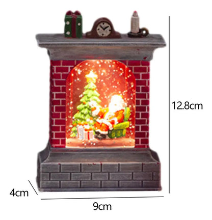 Mini Chimenea Navideña con Luz — Magia y Calidez para tu Hogar 🎅✨