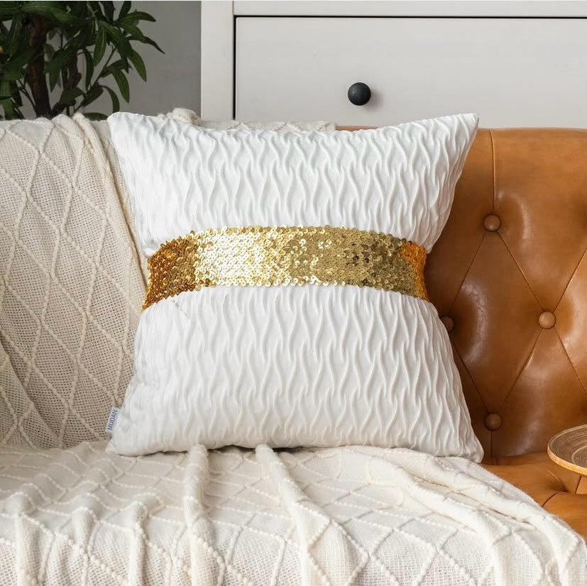 Forro de Cojín Navideño con Diseño Elegante