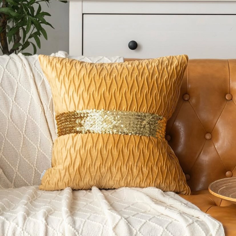 Forro de Cojín Navideño con Diseño Elegante