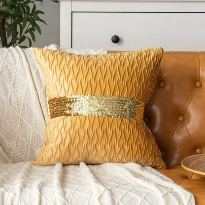 Forro de Cojín Navideño con Diseño Elegante