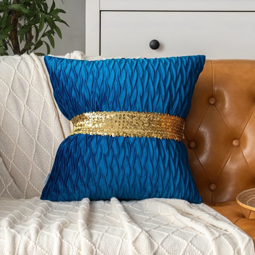 Forro de Cojín Navideño con Diseño Elegante