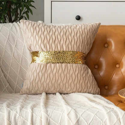 Forro de Cojín Navideño con Diseño Elegante