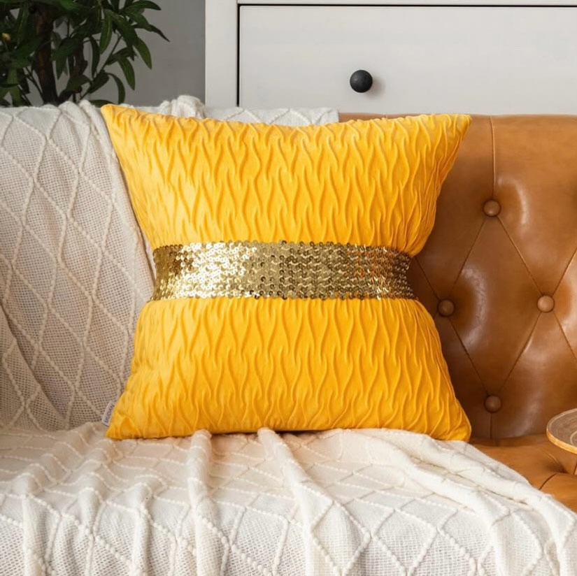 Forro de Cojín Navideño con Diseño Elegante