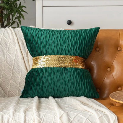 Forro de Cojín Navideño con Diseño Elegante