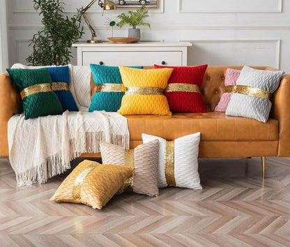 Forro de Cojín Navideño con Diseño Elegante