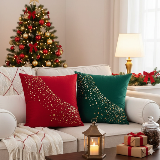 Forro Navideño de Terciopelo