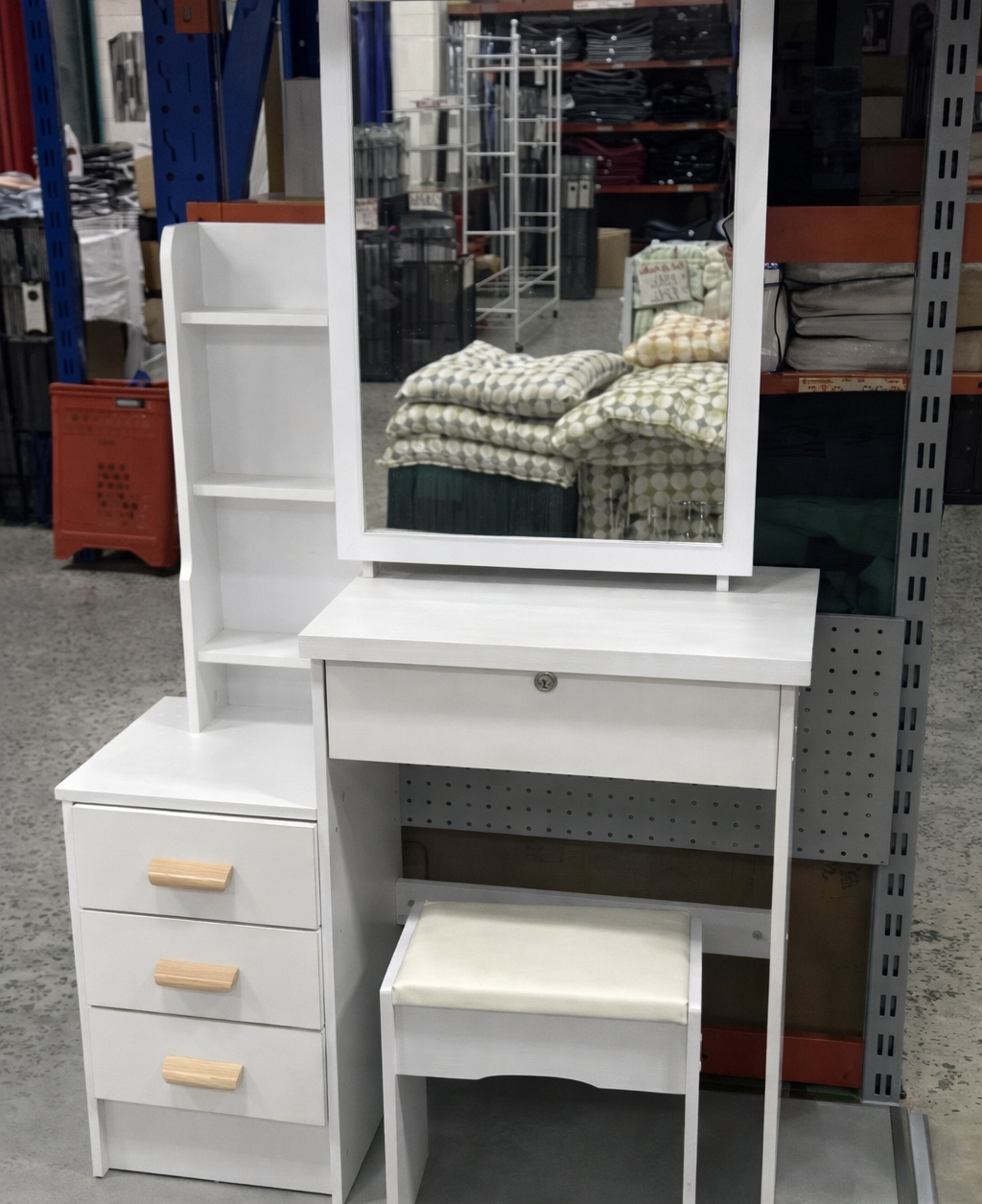 Tocador con Espejo Deslizable