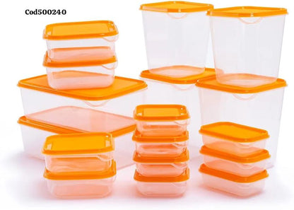 Set de Recipientes para Cocina – Organización Total en tu Hogar (17 Piezas)