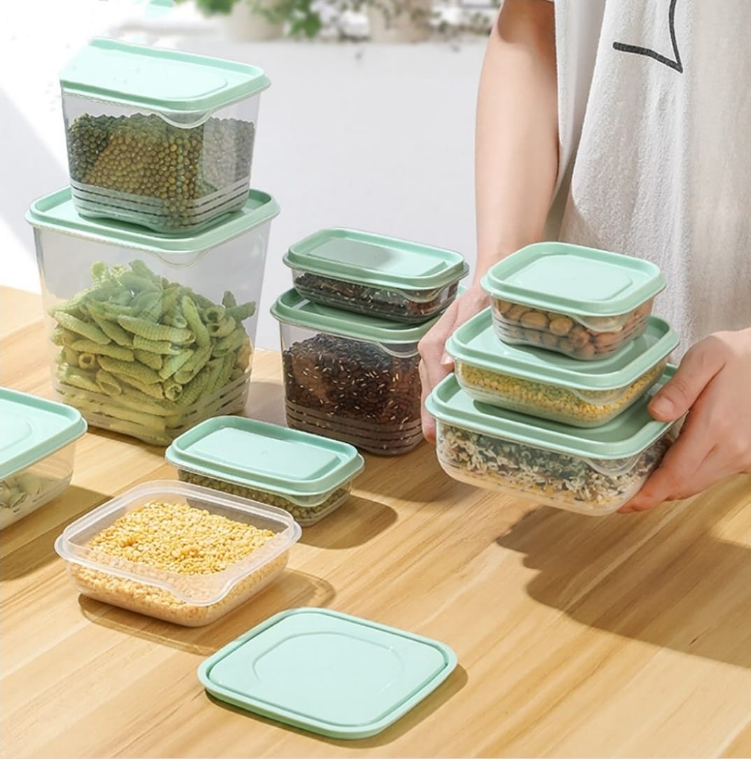 Set de Recipientes para Cocina – Organización Total en tu Hogar (17 Piezas)