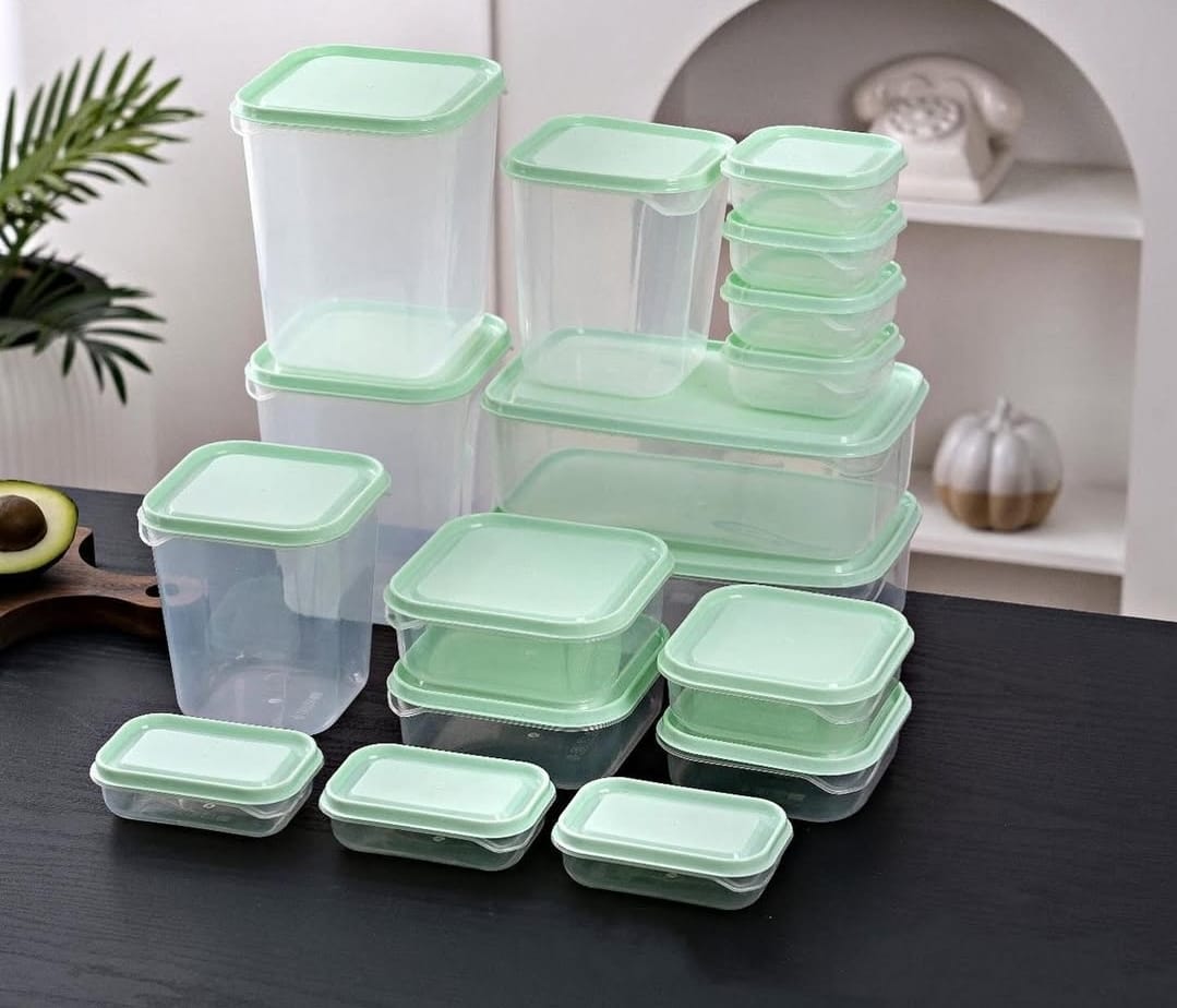 Set de Recipientes para Cocina – Organización Total en tu Hogar (17 Piezas)