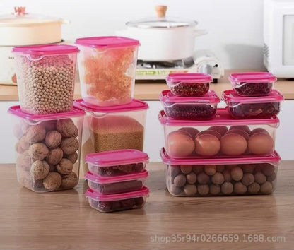 Set de Recipientes para Cocina – Organización Total en tu Hogar (17 Piezas)