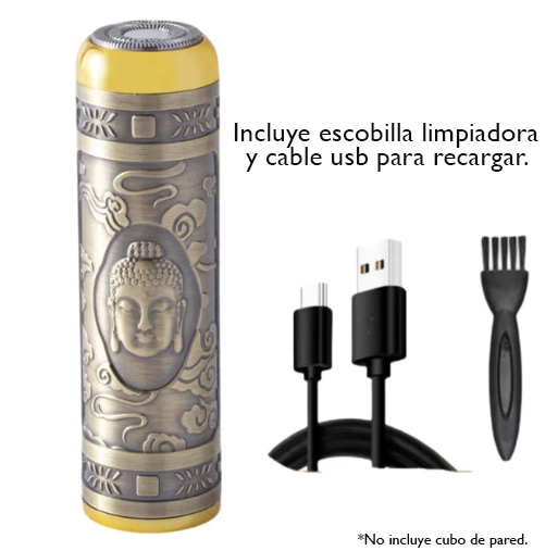 Afeitadora eléctrica RECARGABLE ⚡️ con diseño grabado ¡ENVIO GRATIS!