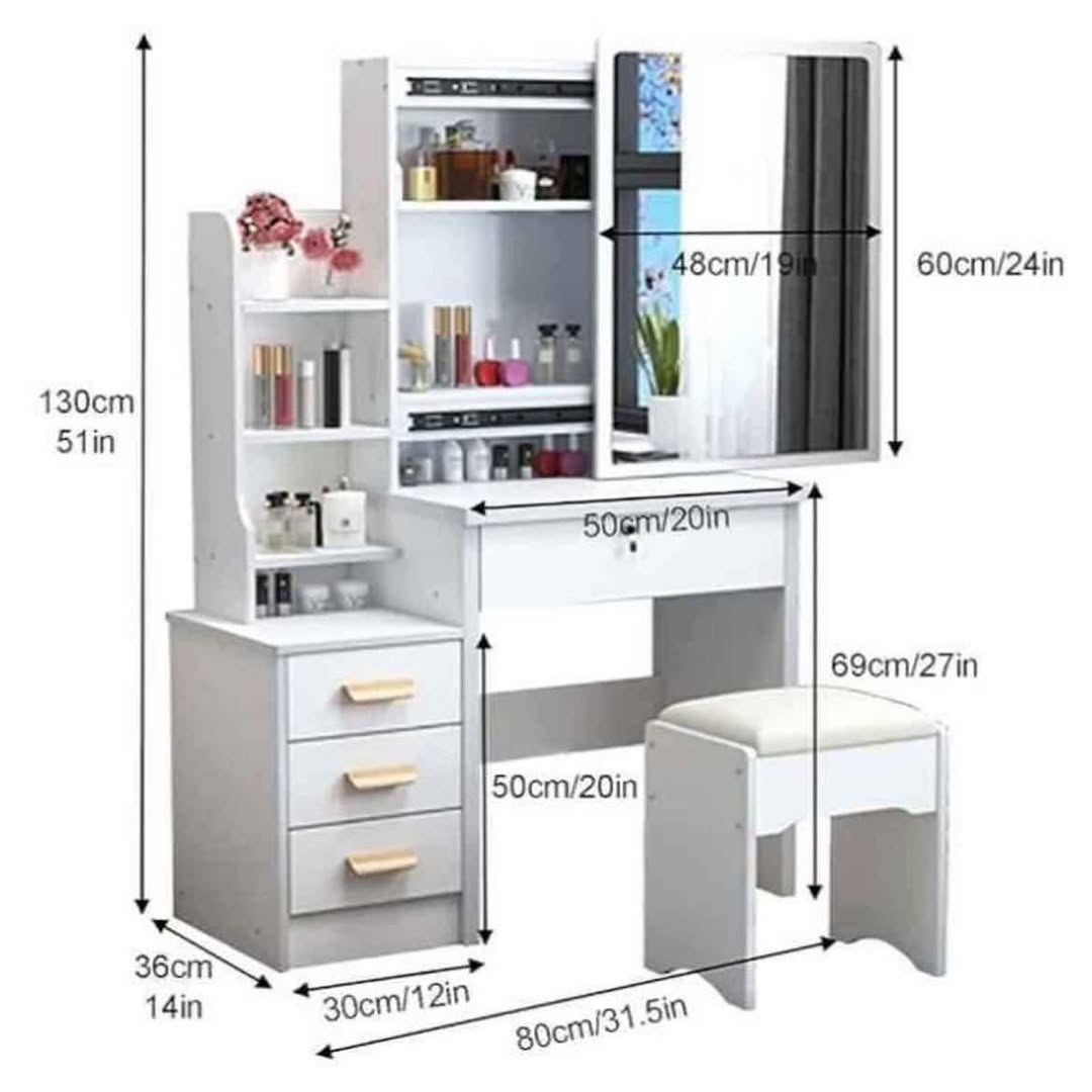 Tocador con Espejo Deslizable