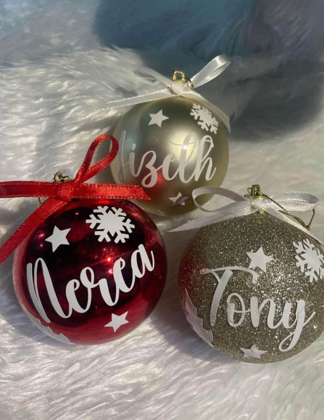 Esferas navideñas personalizadas