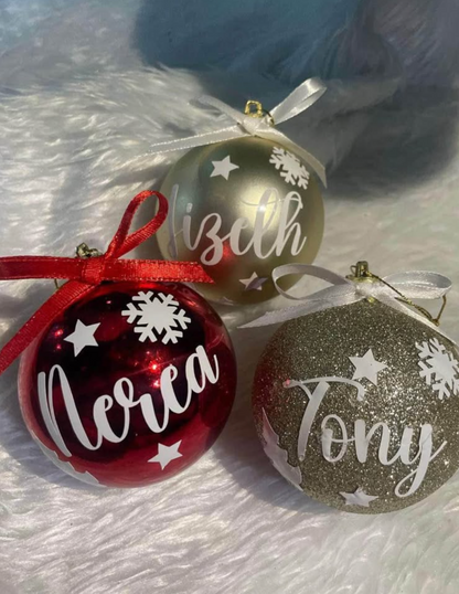 Esferas navideñas personalizadas