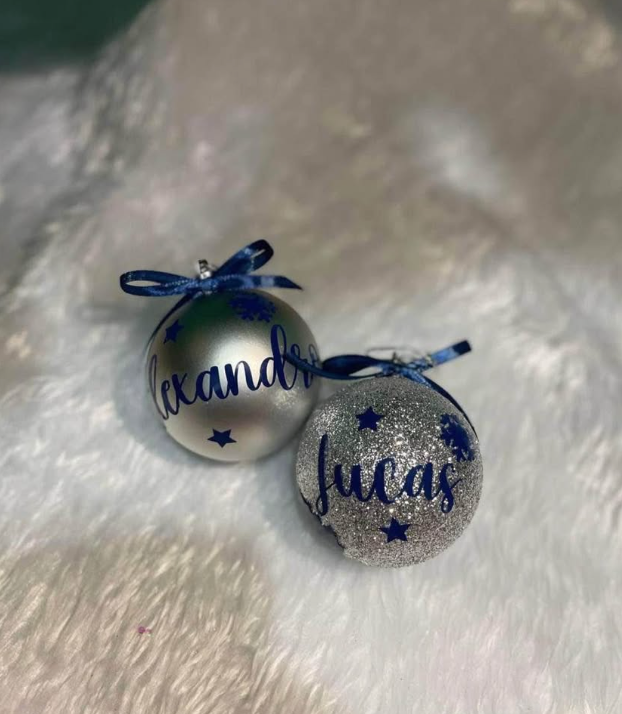 Esferas navideñas personalizadas