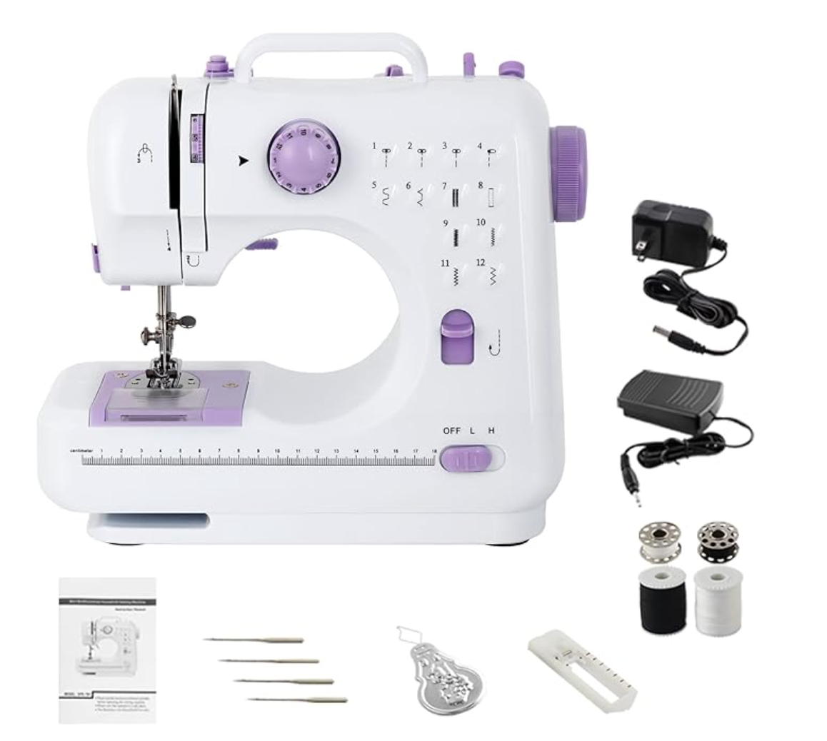 Mini Máquina de Coser Portátil – Ideal para Principiantes, Reparaciones Rápidas y Manualidades