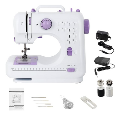 Mini Máquina de Coser Portátil – Ideal para Principiantes, Reparaciones Rápidas y Manualidades