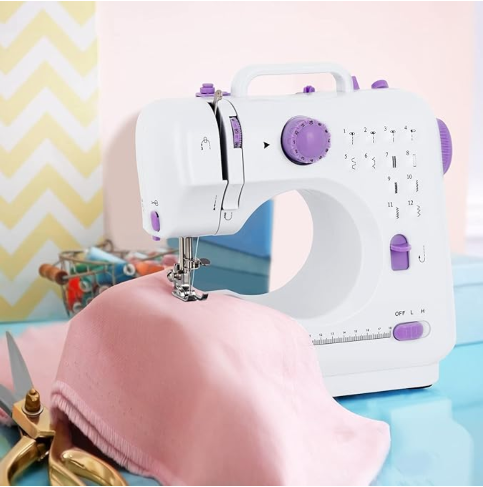 Mini Máquina de Coser Portátil – Ideal para Principiantes, Reparaciones Rápidas y Manualidades