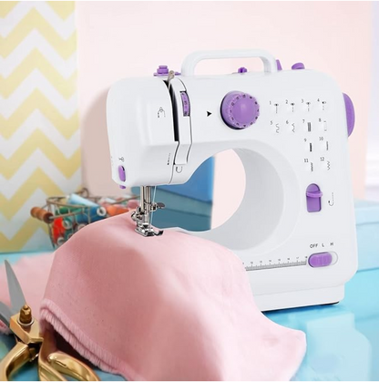 Mini Máquina de Coser Portátil – Ideal para Principiantes, Reparaciones Rápidas y Manualidades