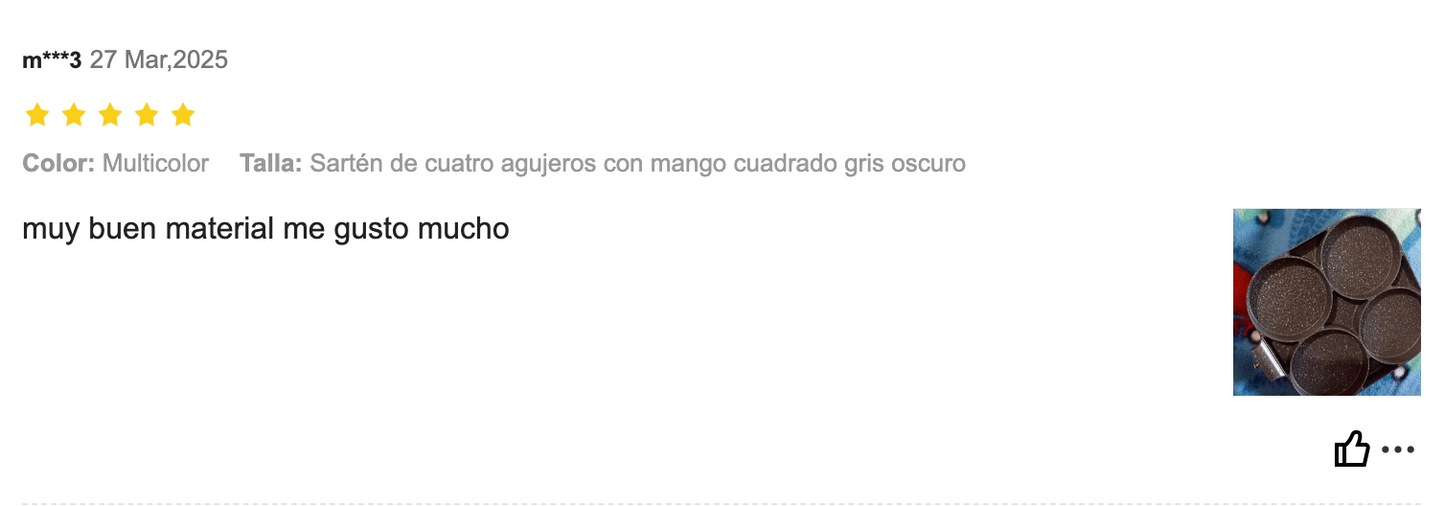 Sartén 4 en 1 Antiadherente 🍳 – Desayunos rápidos y sin desorden