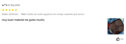 Sartén 4 en 1 Antiadherente 🍳 – Desayunos rápidos y sin desorden