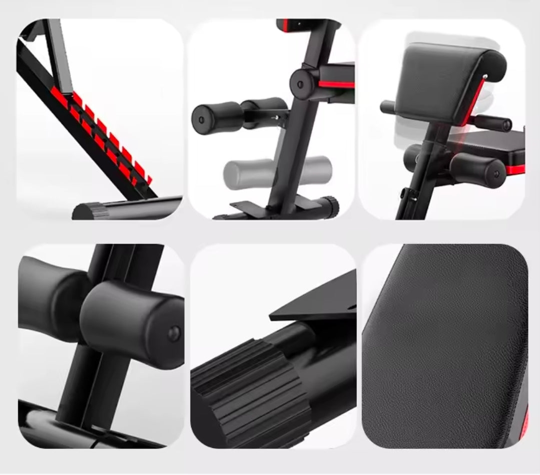 Banco Multifuncional Todo en Uno – Entrenamiento Completo en Casa