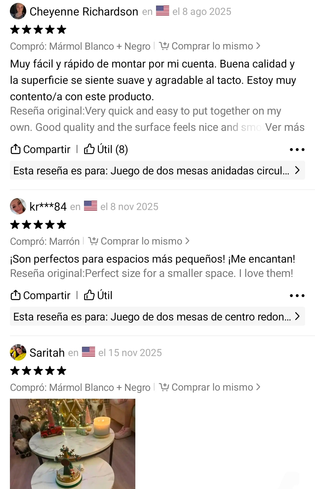 Mesa de Centro Redonda para Sala – Práctica, Elegante y Versátil