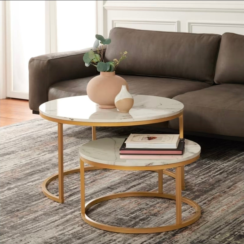 Mesa de Centro Redonda para Sala – Práctica, Elegante y Versátil