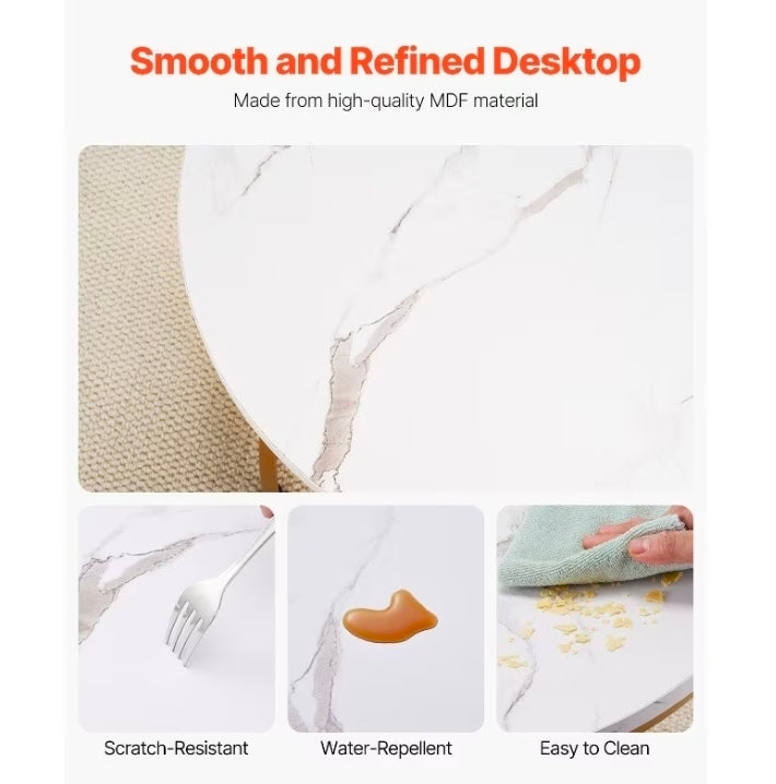 Mesa de Centro Redonda para Sala – Práctica, Elegante y Versátil