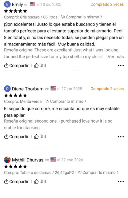 Canasta Organizadora Plegable – Orden Práctico y Funcional para tu Hogar