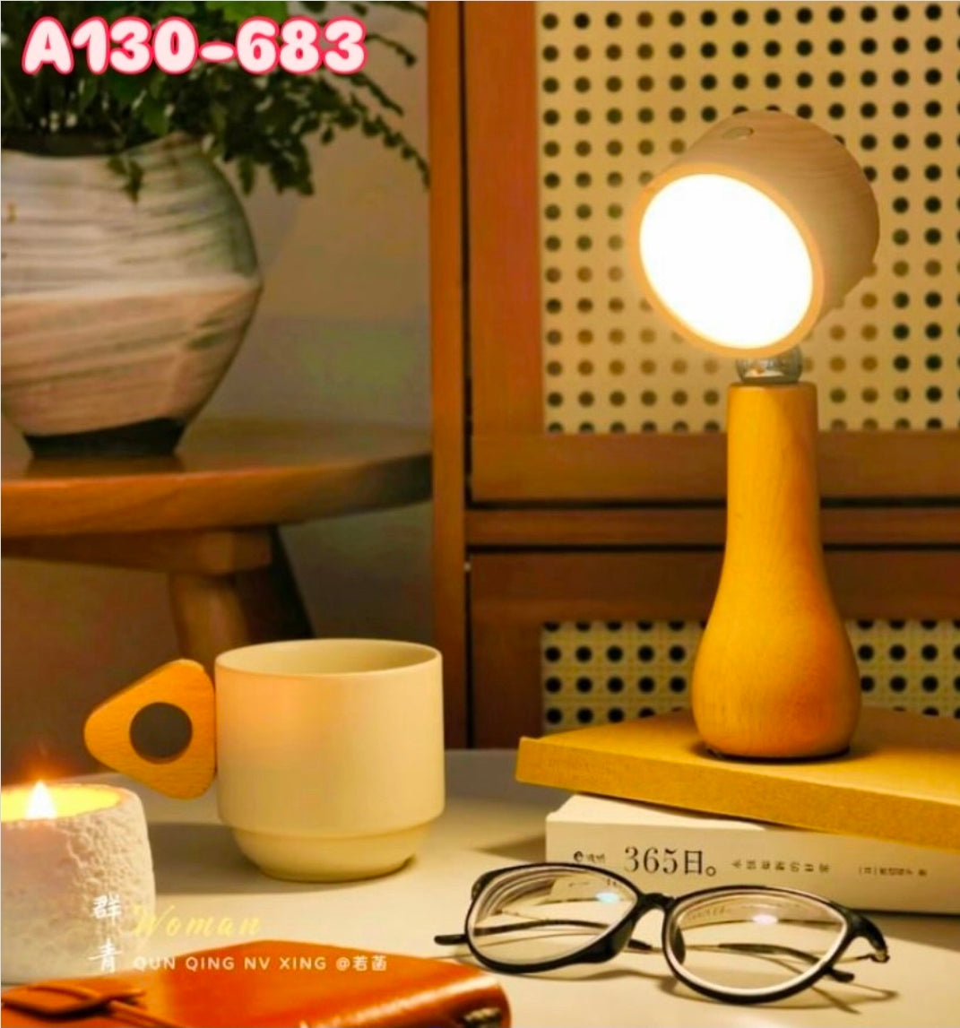 Lámpara LED de Mesa, Giratoria 360° – Iluminación Ajustable