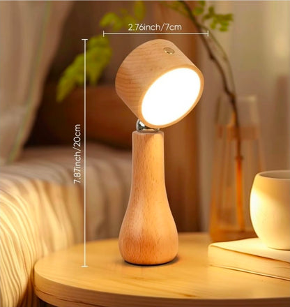 Lámpara LED de Mesa, Giratoria 360° – Iluminación Ajustable