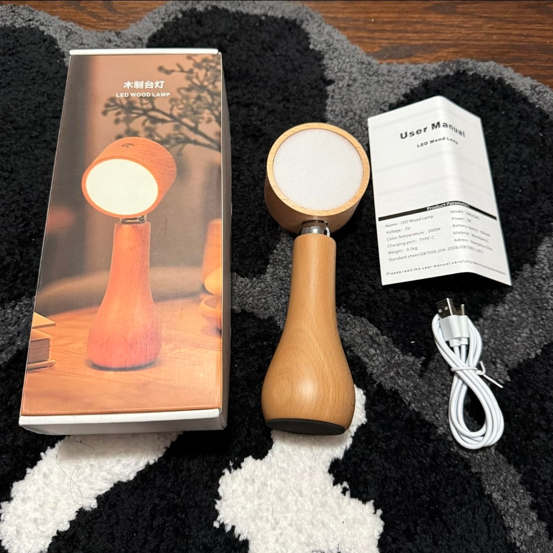 Lámpara LED de Mesa, Giratoria 360° – Iluminación Ajustable