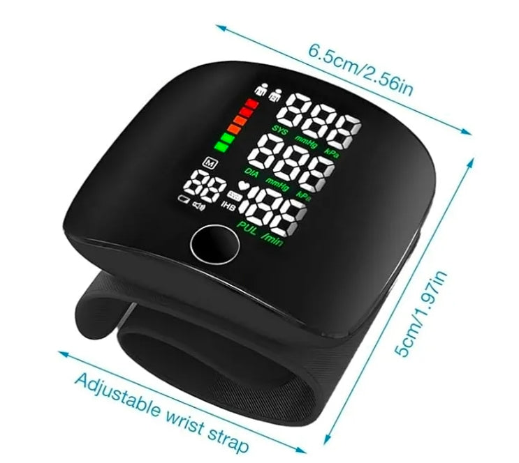 Tensiómetro de Muñeca Digital - monitorea tu presión en casa!