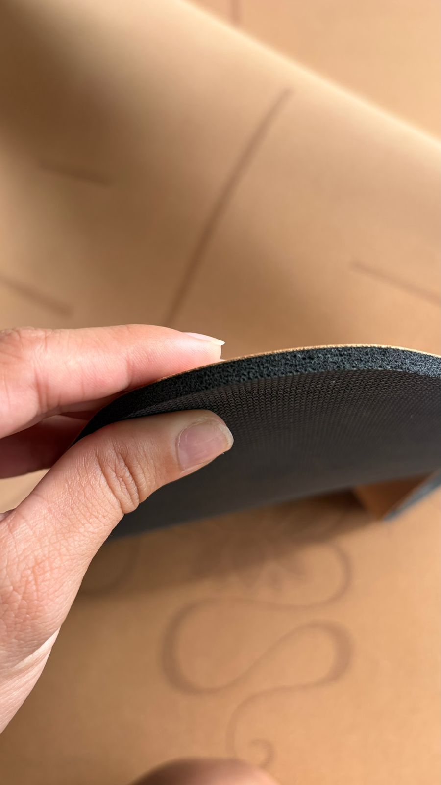 Mat de Yoga de corcho anti deslizante