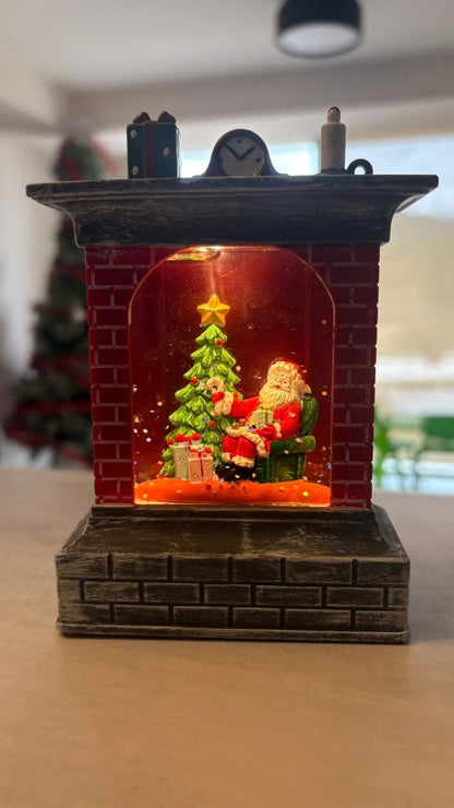 Mini Chimenea Navideña con Luz — Magia y Calidez para tu Hogar 🎅✨