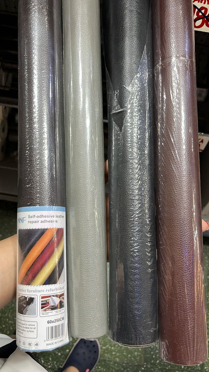 Forro Adhesivo Reparador de Cuero – Restauración Rápida de Muebles