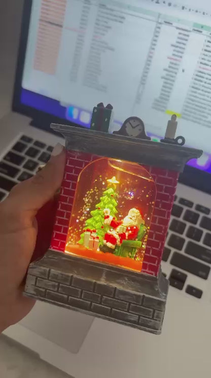 Mini Chimenea Navideña con Luz — Magia y Calidez para tu Hogar 🎅✨
