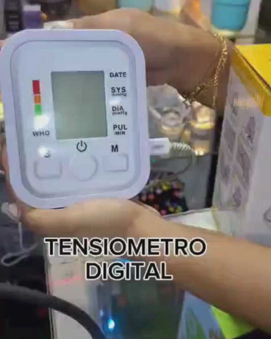 Medidor de presión con altavoz y memoria