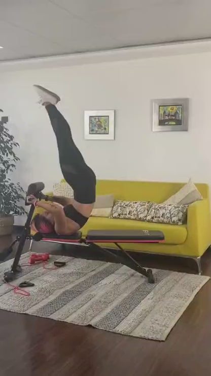 Banco Multifuncional Todo en Uno – Entrenamiento Completo en Casa